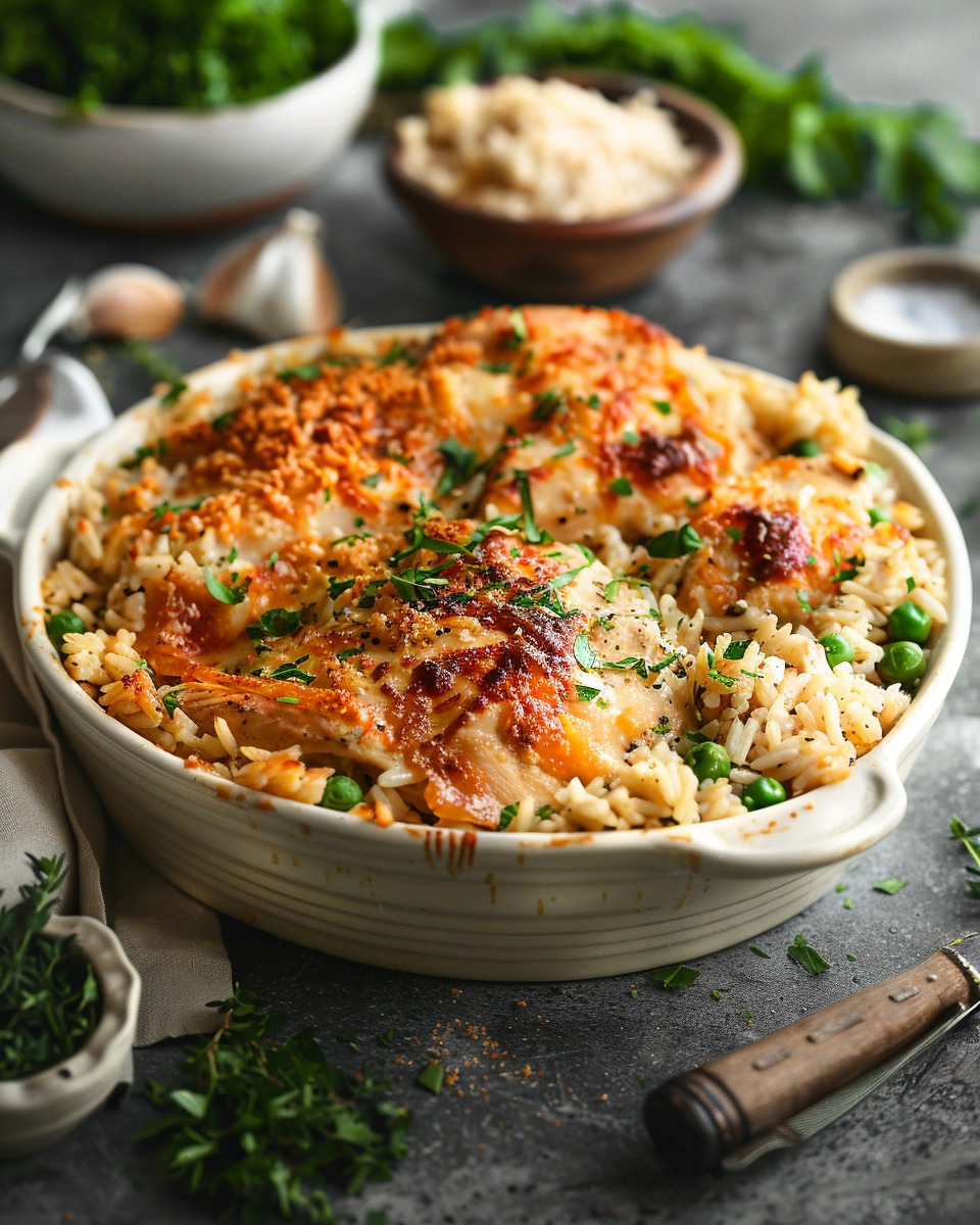 Chicken and Rice Casserole: Delicious Comfort in 45 Mins