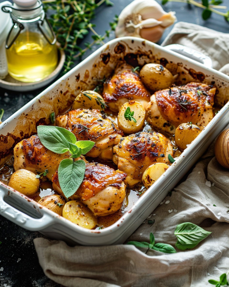 Honey Mustard Chicken Bake: Quick & Delicious in 35 Mins