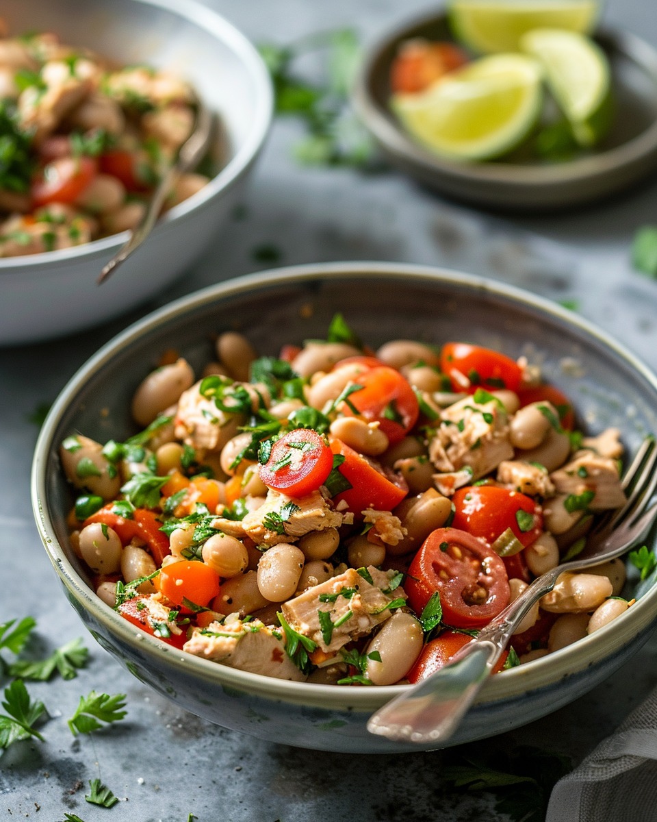 No-Cook Tuna White Bean Salad: Quick & Healthy Delight