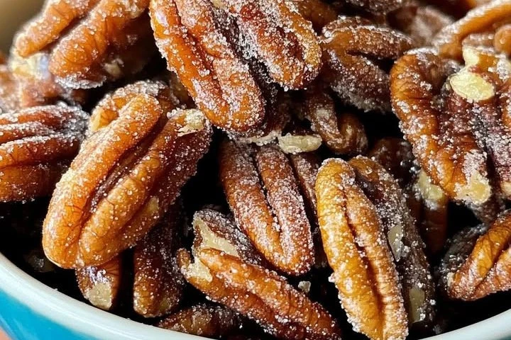 Sweet & Crunchy Candied Pecans