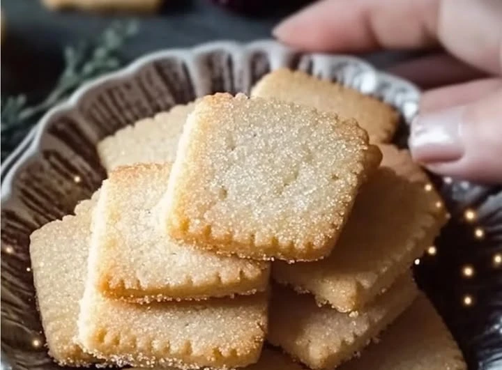 3-Ingredient Butter Cookies 🍪