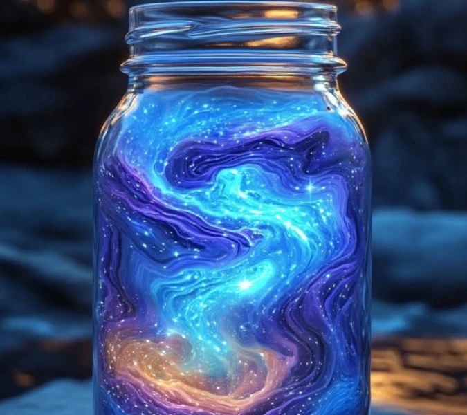 Aurora Borealis Jar
