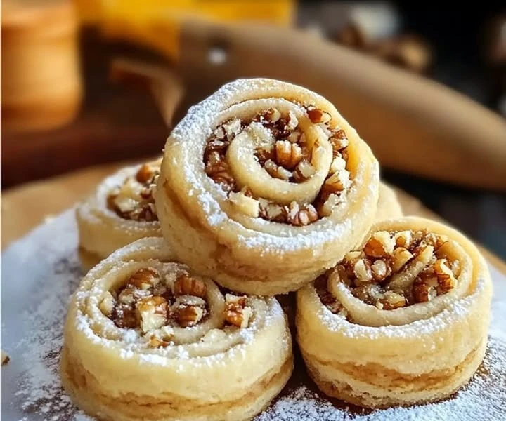 Italian Nut Roll Cookies