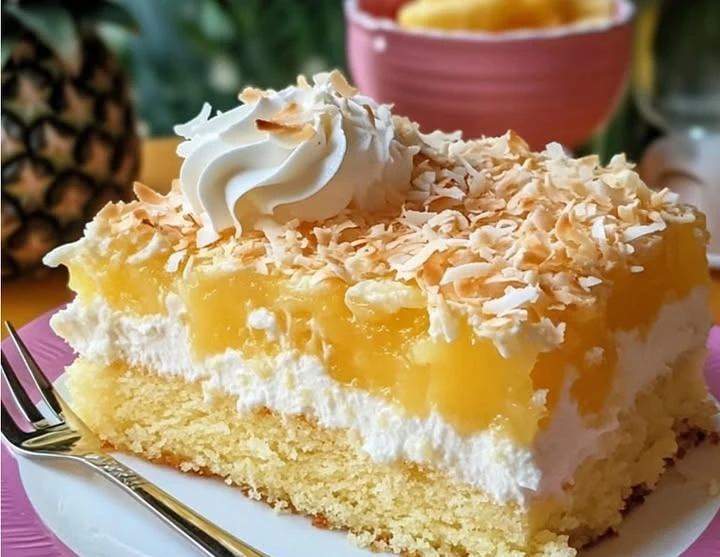 Pineapple Coconut Dream Cake