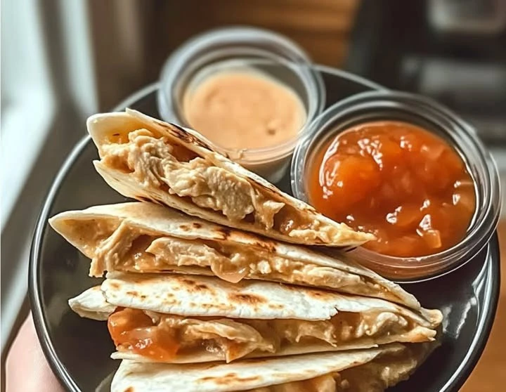 Why hit the drive-thru when you can make this cheesy, spicy goodness at home? This copycat Taco Bell chicken quesadilla recipe is packed with tender chicken, gooey cheese, and a creamy, zesty sauce th...