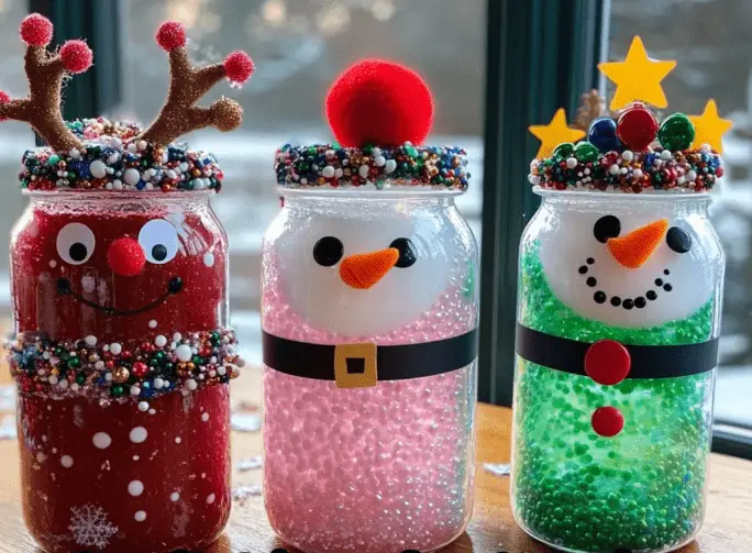 Festive Holiday Jar Crafts