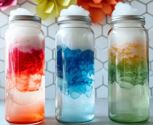 Rain Cloud in a Jar Experiment