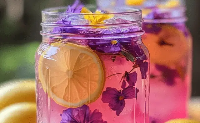 Violet and Dandelion Lemonade: A Refreshing and Colorful Twist on a Classic