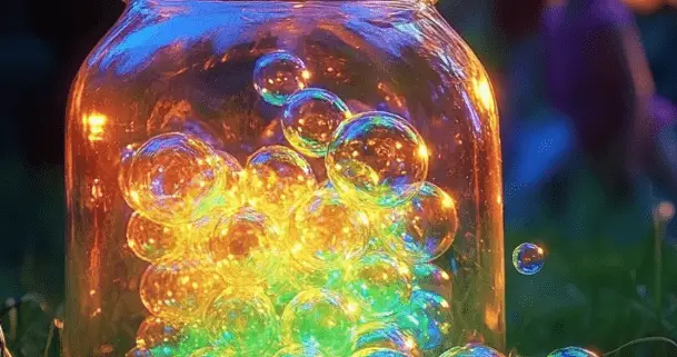 Homemade Glowing Bubbles: A Magical DIY Craft for Night-Time Fun
