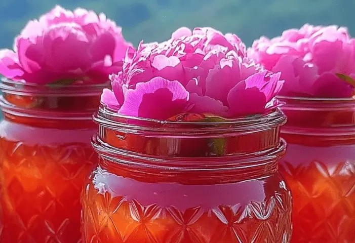 Peony Jelly: A Beautiful and Flavorful Homemade Treat for Spring