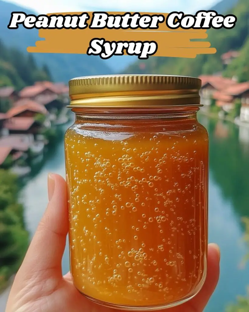 Peanut Butter Coffee Syrup