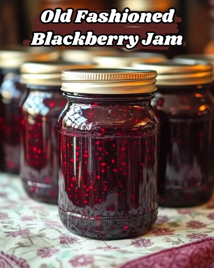 Old Fashioned Blackberry Jam