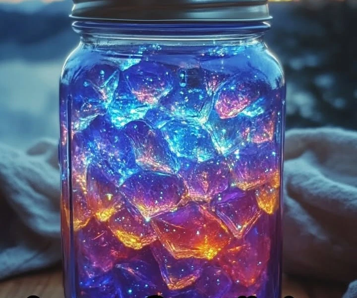 Stunning Aurora Borealis Jar
