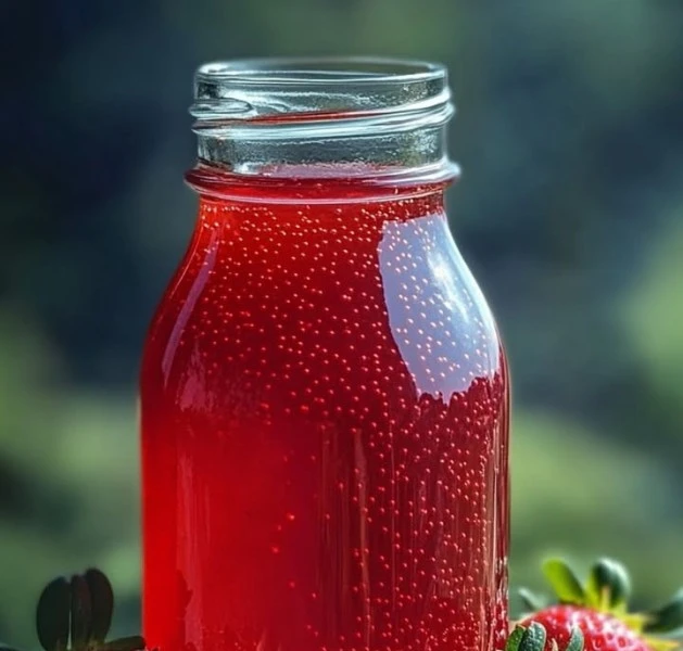 Homemade Strawberry Syrup – A Sweet Touch from My Kitchen to Yours