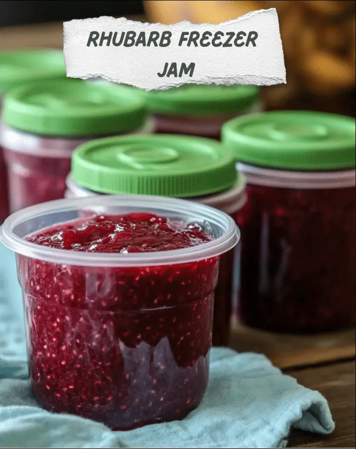 Rhubarb Freezer Jam