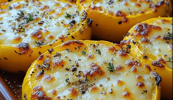 Cheesy Baked Squash Rounds – A Tasty Summer Craft for Your Kitchen