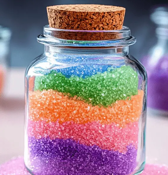 Colored Salt Jars