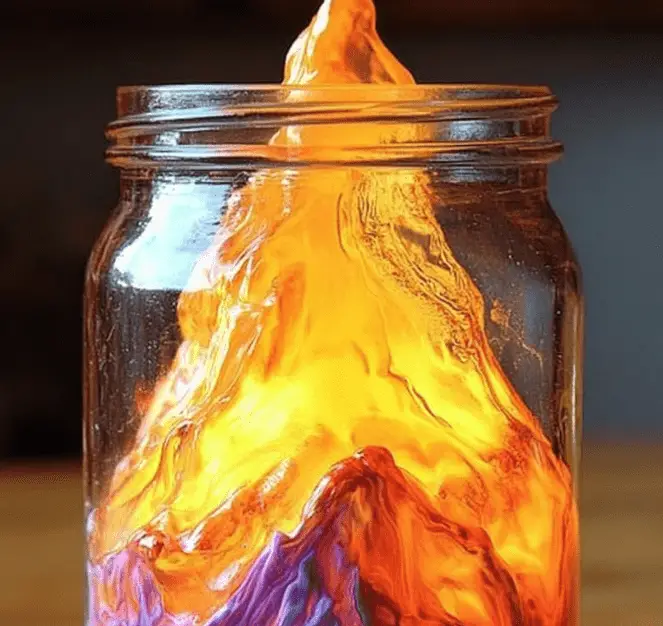 Mini Volcano Science Experiment