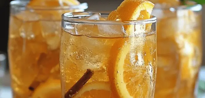 Orange Cinnamon Iced Tea – Bright, Spiced, and Naturally Sweet