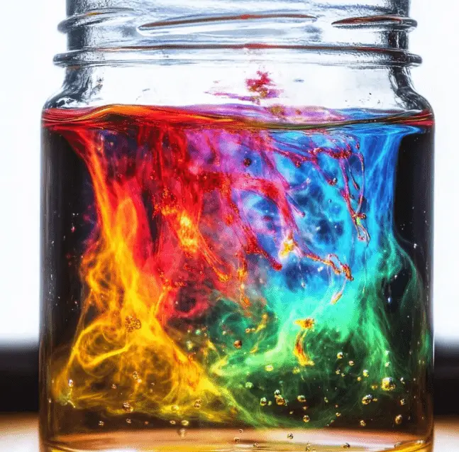 Fireworks in a Jar