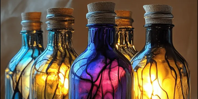 Colorful Bottle Lights DIY2: A Magical Glow for Any Space