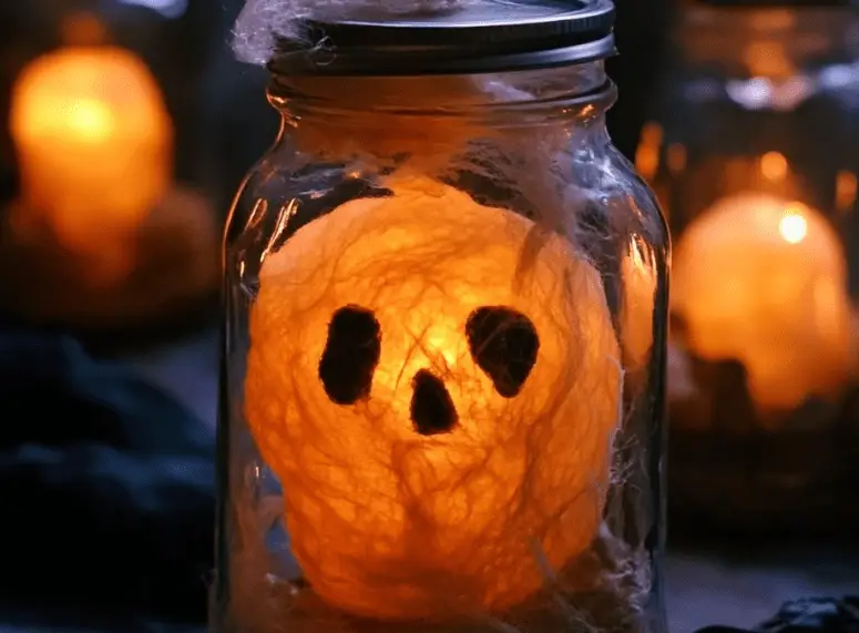 Ghost in a Jar: A Spooky Halloween Craft That Glows