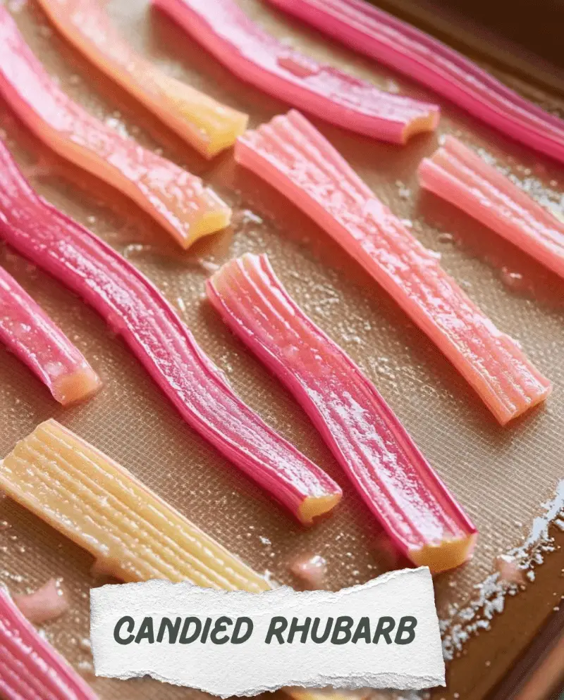 Candied Rhubarb