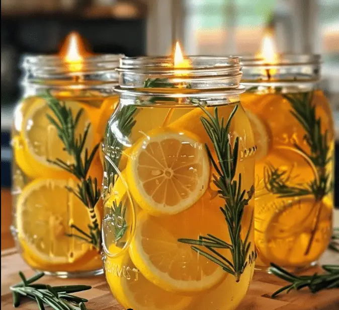 Homemade Bug Repellent Jars