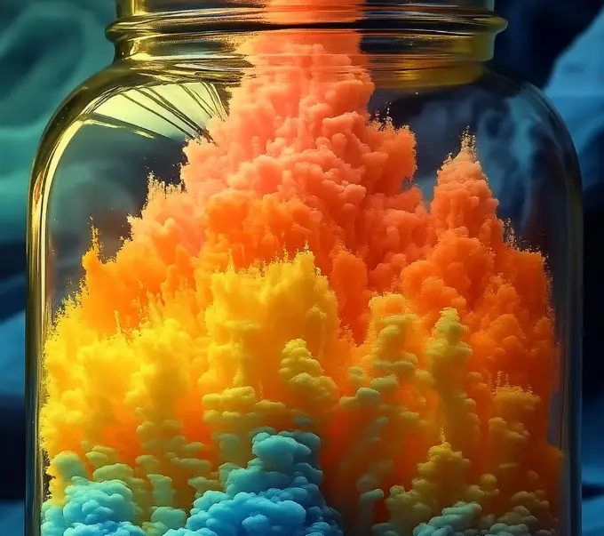 Salt Volcano Experimen