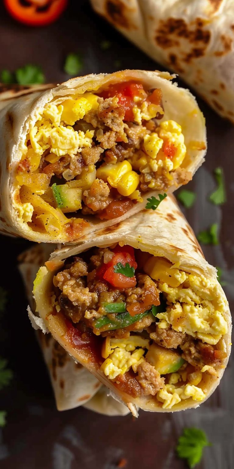 Freezer Vegan Breakfast Burritos