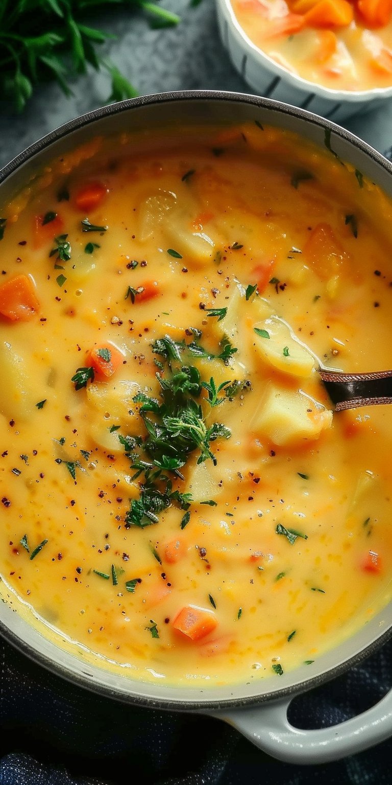 Creamy Vegan Carrot Potato Soup
