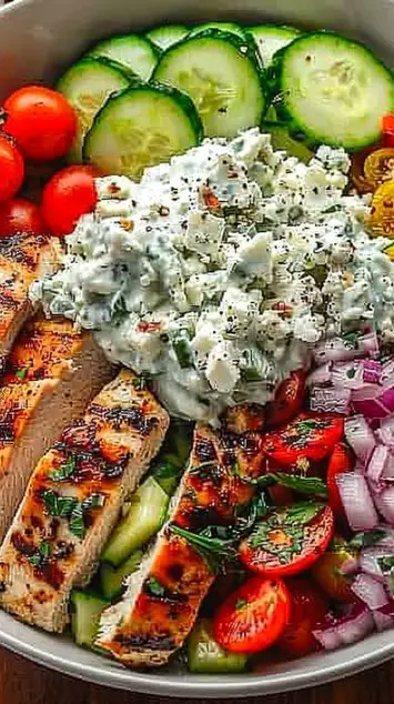 Greek Chicken Bowls