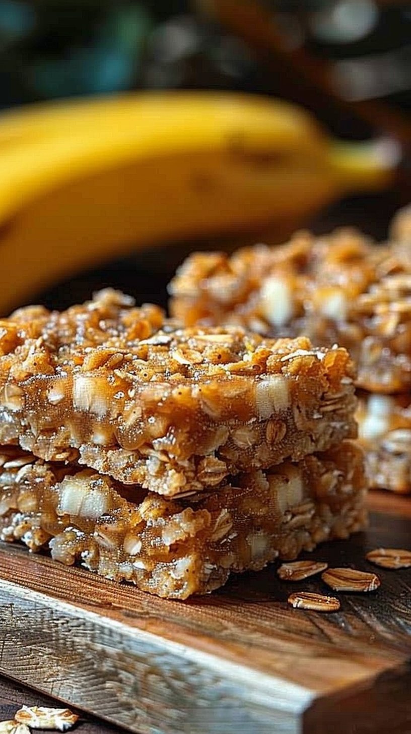 Banana Oatmeal Bars