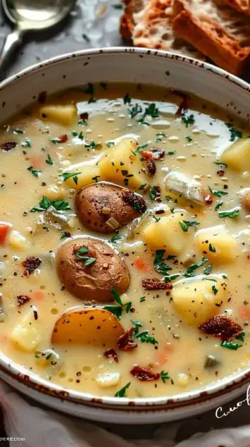 Polish Potato Soup (Kartoflanka)