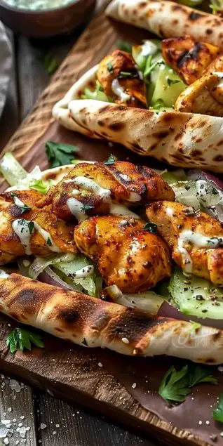 Sheet Pan Chicken Pitas with Herby Ranch