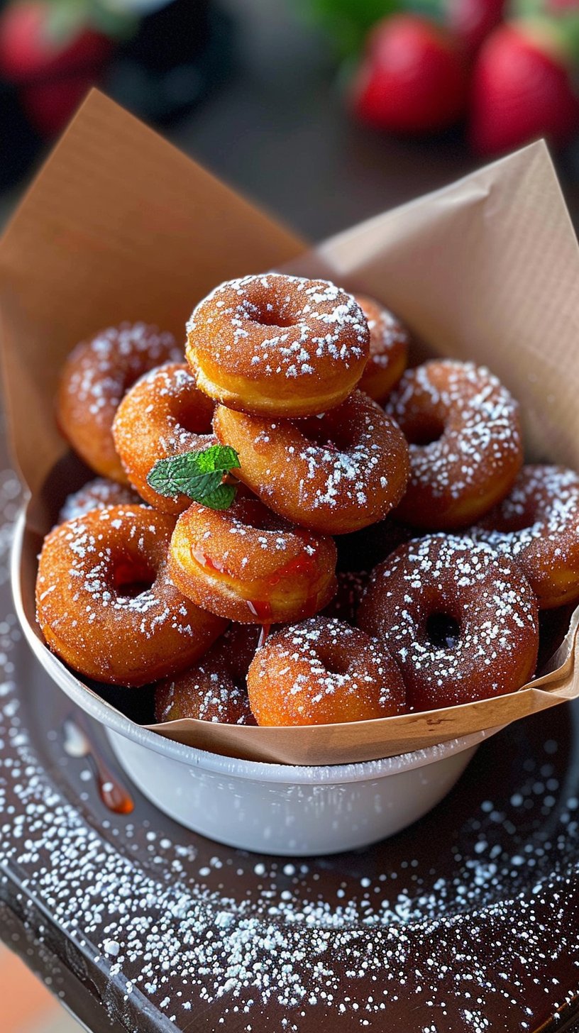 Churro Donut Bites