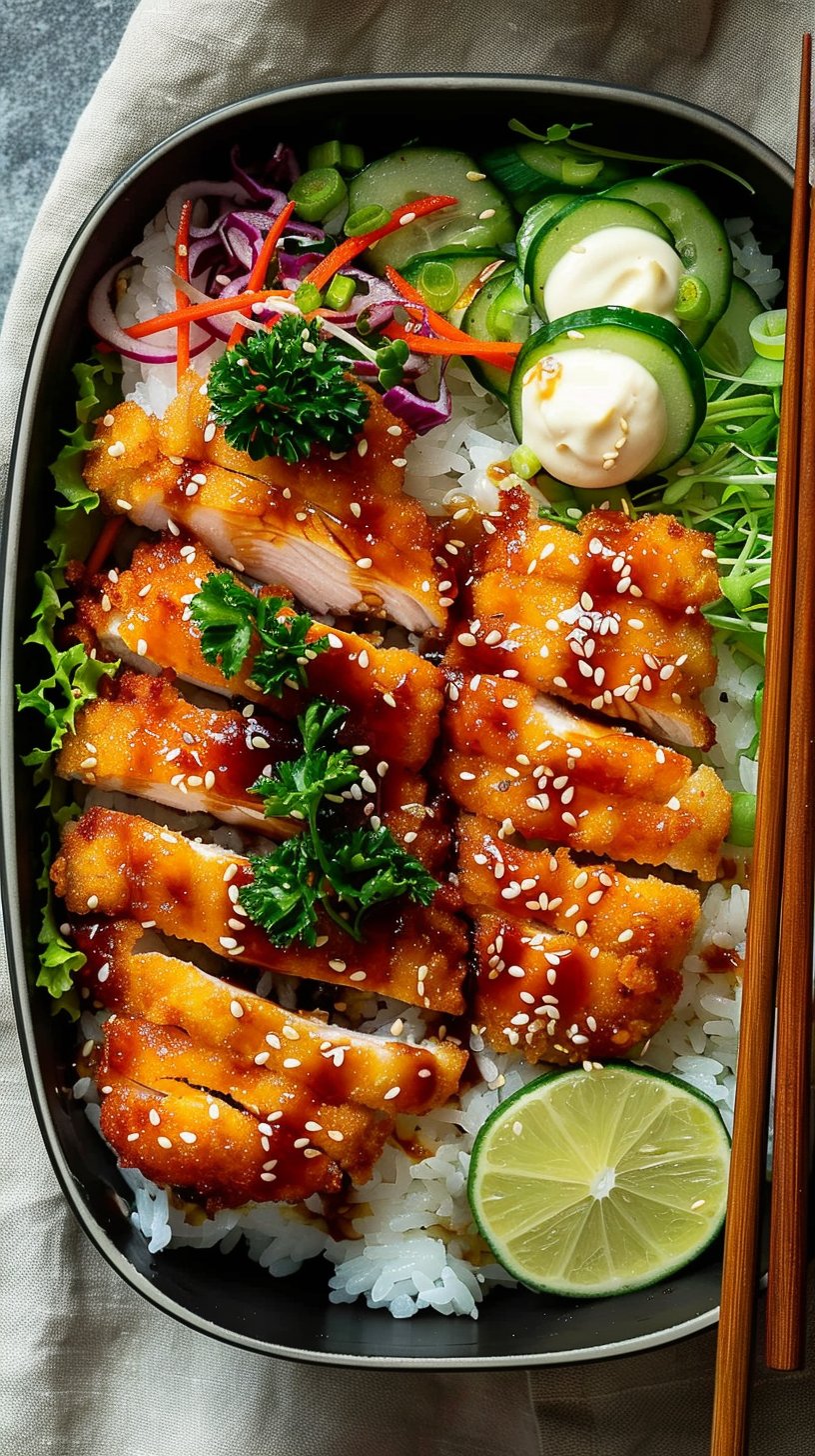 Chicken Katsu Bento Box (Easy Japanese Lunch Idea)
