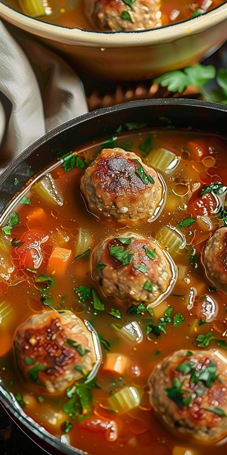 Meatball Soup {Easy, Mexican Albondigas Soup}