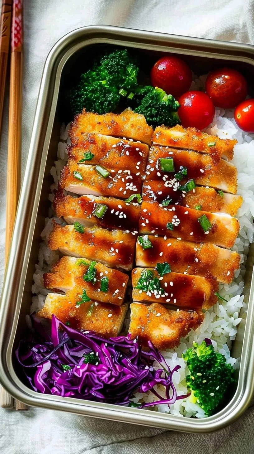 Chicken Katsu Bento Box (Easy Japanese Lunch Idea)