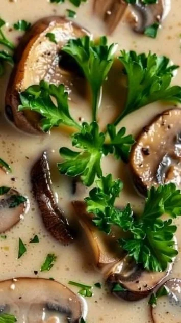 Cottage Cheese Mushroom Soup