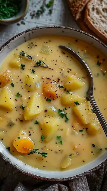 Vegan German Potato Soup