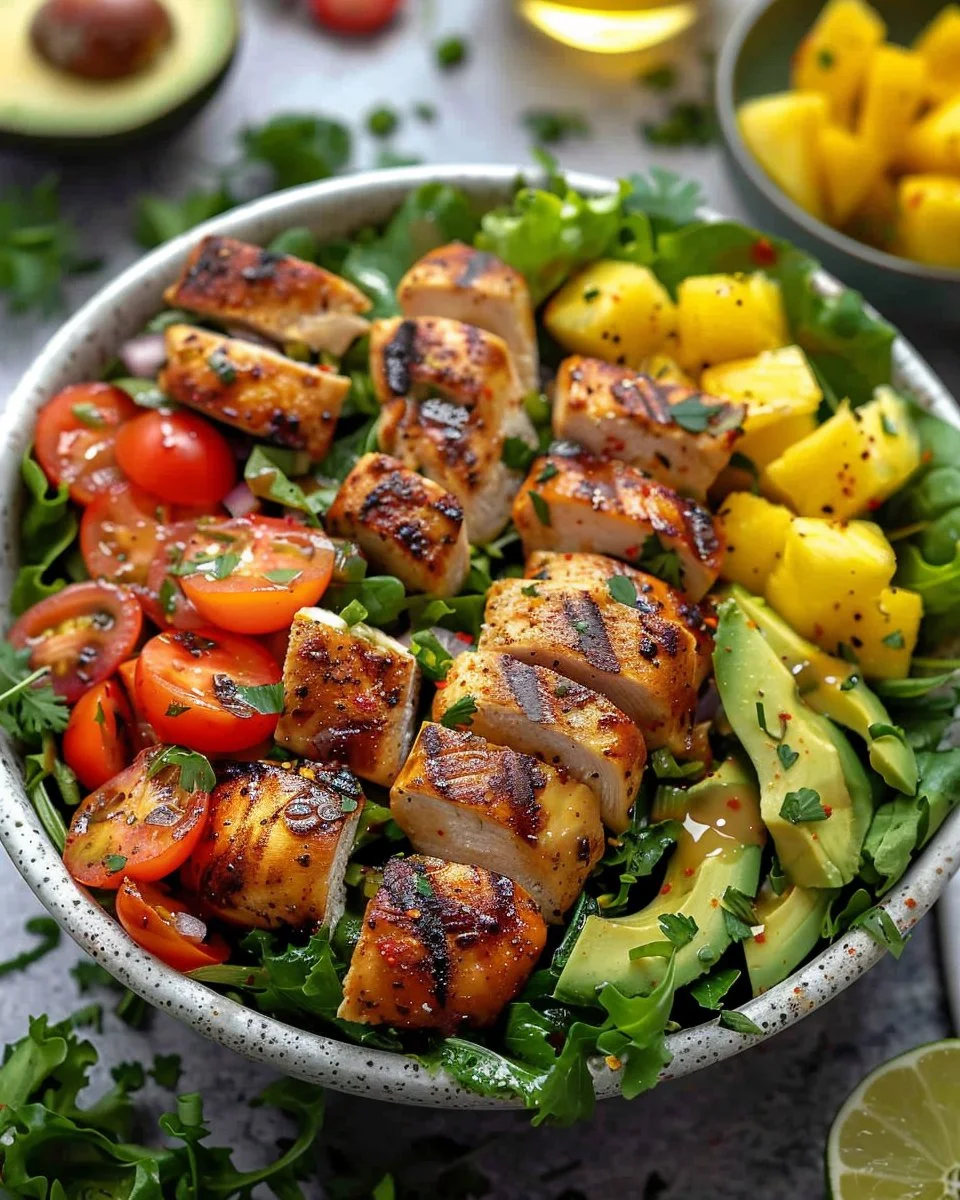 Hawaiian Chicken Salad: Gluten-Free &amp; Whole Health Flexi-Plan