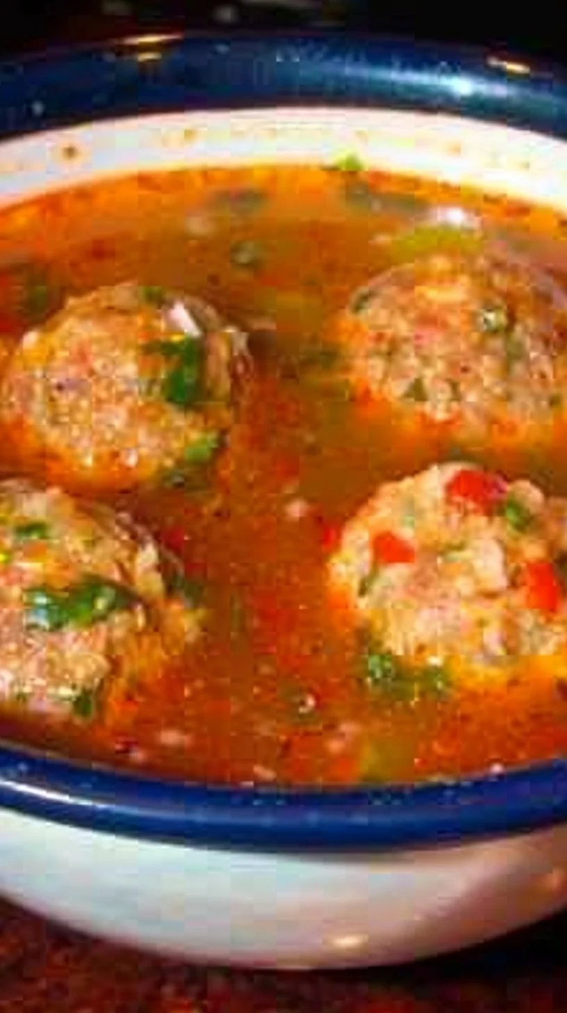 Meatballs (Spanish Meatball Soup)