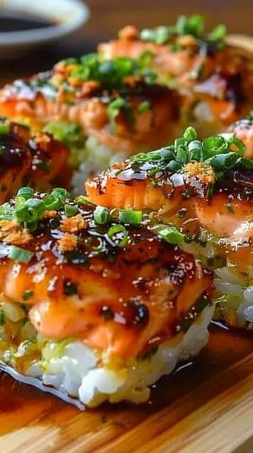 Spicy Salmon Sushi Bake Recipe