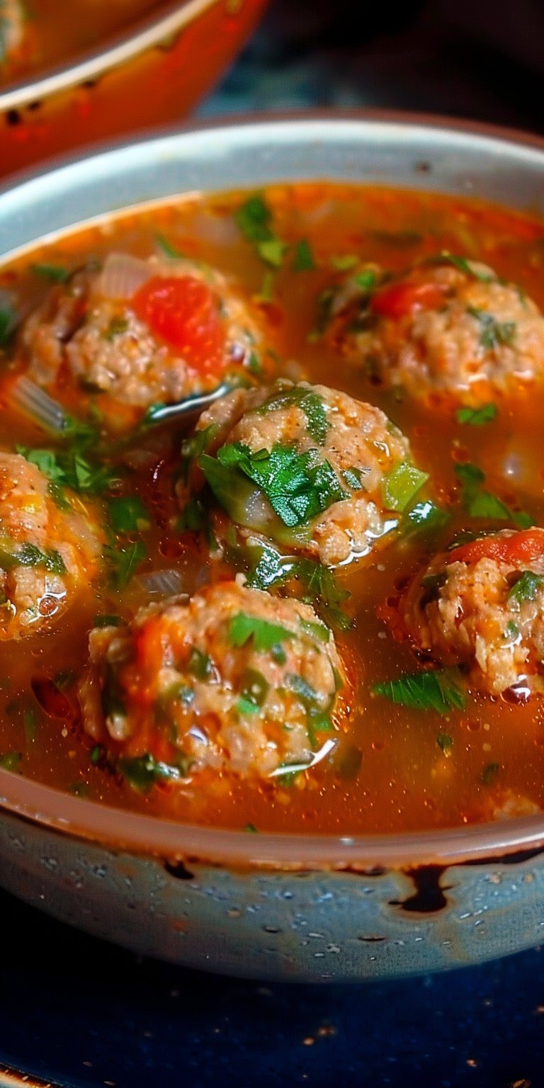 Meatballs (Spanish Meatball Soup)
