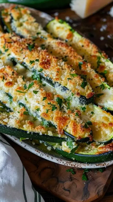 Baked Parmesan Zucchini