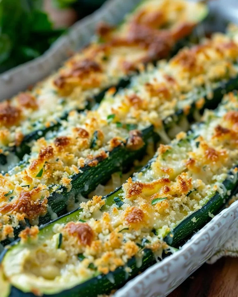 Baked Parmesan Zucchini