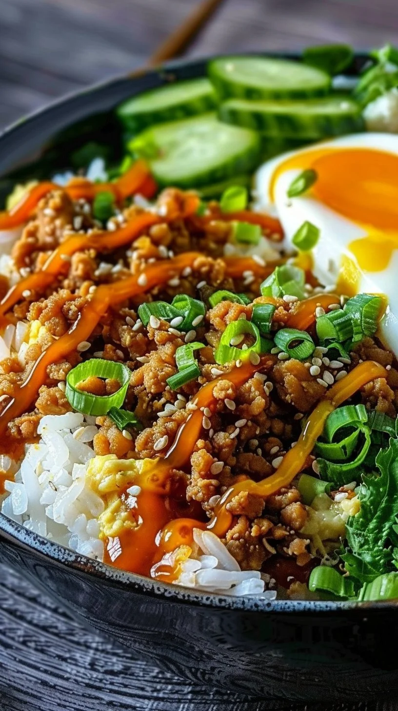 Bang Bang Ground Turkey Rice Bowls