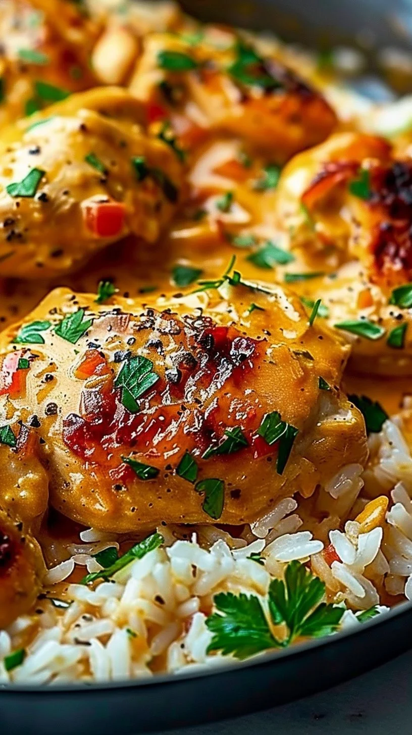 Best Smothered Chicken and Rice Recipe