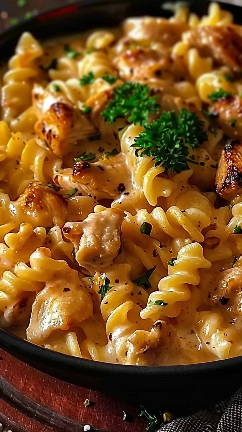 Creamy Chicken Pasta Crockpot